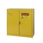 139721W - Armoire de sécurité FM - 1 étagère amovible - L 1092 mm - Portes battantes et ventilation pare-flamme_0