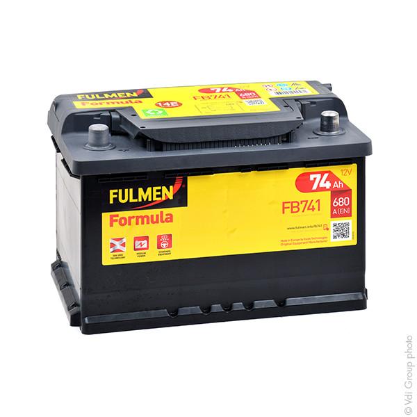 BATTERIE VOITURE FULMEN FORMULA FB741 12V 74AH 680A_0