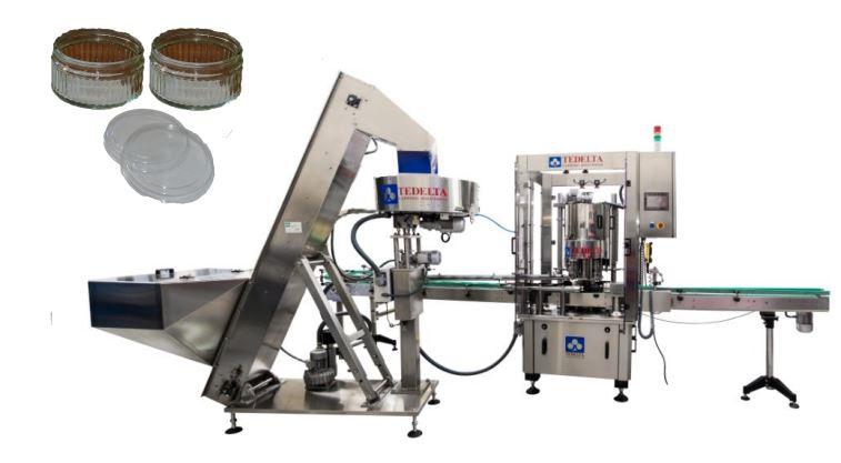 Boucheuse pour produits laitiers et dérivés avec production de 120 bpm_0