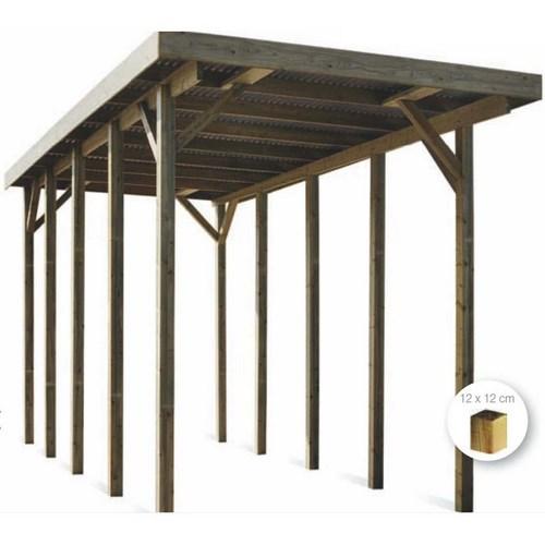 CARPORT EN BOIS CAMPING CAR