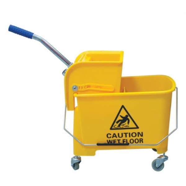 Chariot PUMA 20 litres plastique avec presse a plat et volet de separation_0