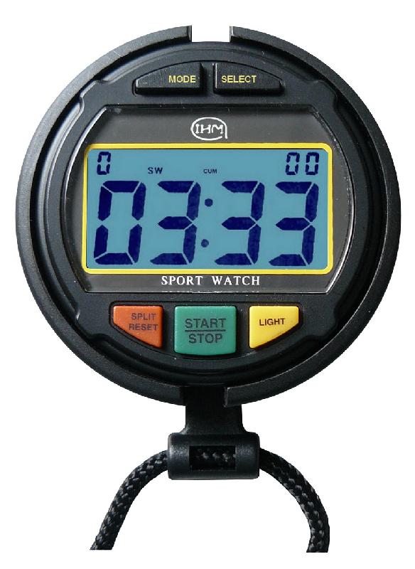 Chronomètre - spécial arbitre - multisupports montre/pince/cordon #0333q_0