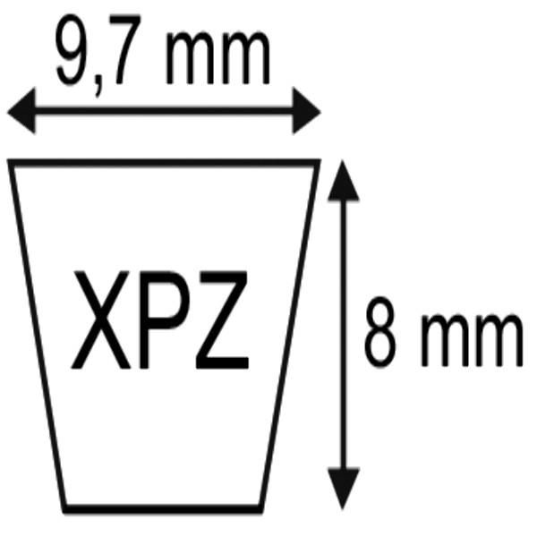 COURROIE XPZ2240 9,7X08X2240