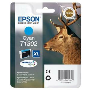 Epson cartouche jet d'encre durabrite ultra cyan (xl) ''cerf'' (t1302) - c13t13024012_0