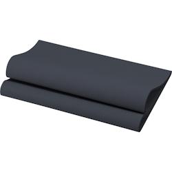 METRO PROFESSIONAL Serviettes Airlaid, 40 x 40 cm, 1/4 de pli, 4 plis, noir, 60 pièces - noir textile 1825_0