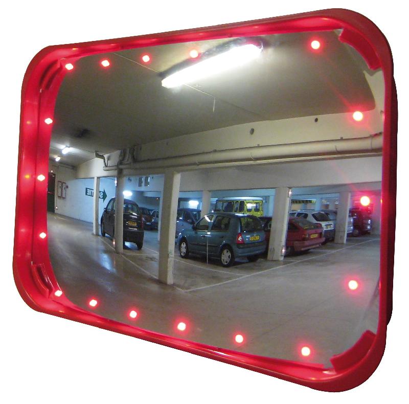 Miroir à LED spécial parking - 600x400 mm - Détecteur de mouvements - Garantie 3 ans_0