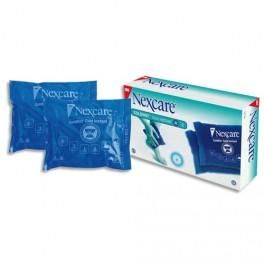 NEXCARE DOUBLE PACK COUSSINS À USAGE UNIQUE COLD INSTANT 15 X 18 CM