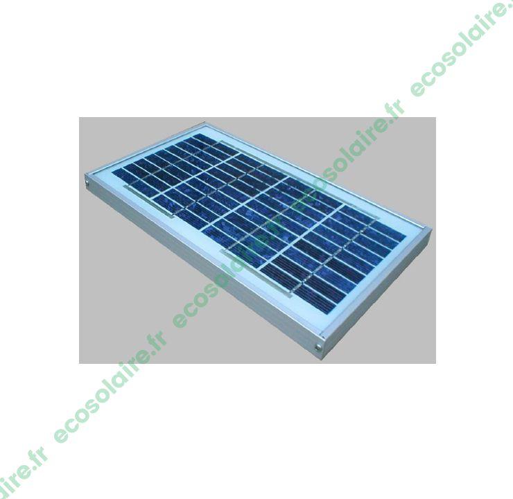Panneau solaire polycristallin 5Wc 12V KS5T Solartec - Recharge batterie avec régulateur PWM_0