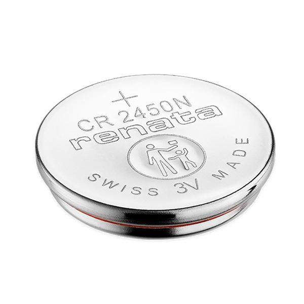 Pile bouton lithium CR2450N Renata - 3V - 540mAh - longue durée de vie et haute performance_0