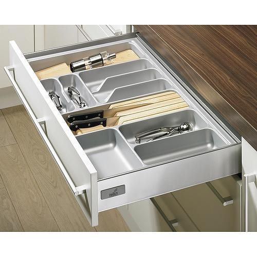 RANGE-COUVERTS GRIS ORGATRAY 410 POUR TIROIR INNOTECH HETTICH