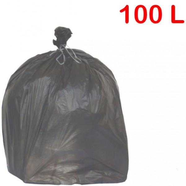Sac poubelle à déchets légers - 100 litres - PE haute densité - Marque Rolléco_0