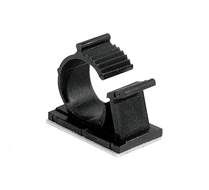 Serre-câble adhésif - diamètre 10 à 12,5 mm - Lot de 100 - Nylon 66 noir - Faible émission de fumée_0