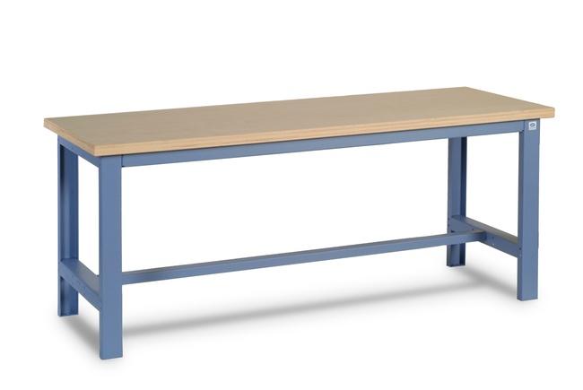 Établi SI - Plateau hêtre 40 mm - Châssis hauteur 800 mm - Charge 1000 kg_0