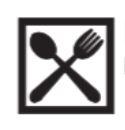 Panneau de signalisation touristique - idéogramme ID 26a - Restaurant_0