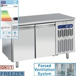 Table de congélation  ventilée  2 portes gn 1/1    tg2b/l_0