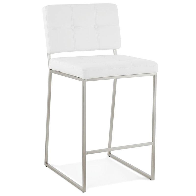 TABOURET DE BAR NEKAR 94CM BLANC - PARIS PRIX_0