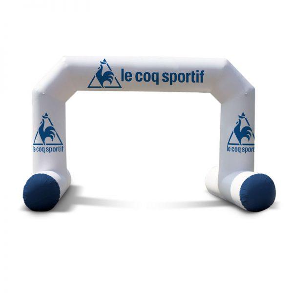 Arche à angle avec pieds stabilisateurs 1,5 m à 2 m - bâche PVC 620 g/m2 personnalisable_0