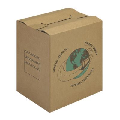 Caisse carton de déménagement double cannelure avec poignées RAJA 55 x 35 x 30 cm, lot de 20_0