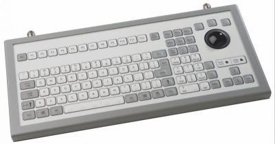 Clavier trackball 38mm à poser sur table 106 touches IP65 USB US: QWERTY - Référence: KBMT106S1USB_0