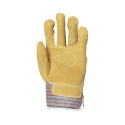 Coverguard - Gants anti froid gris jaune manutention croûte de vachette EUROSTRONG 204 (Pack de 120) Gris / Jaune Taille 10 - gris 3435241002044_0