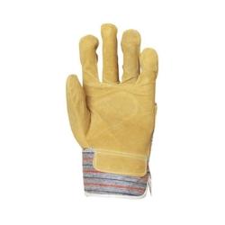 Coverguard - Gants anti froid gris jaune manutention croûte de vachette EUROSTRONG 204 (Pack de 120) Gris / Jaune Taille 10 - 3435241002044_0