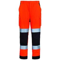 Coverguard - Pantalon de travail HV orange bleu marine PATROL Orange / Bleu Marine Taille 2XL - XXL 3435247002437_0