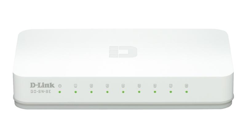 D-Link GO-SW-8E/E commutateur réseau Non-géré Fast Ethernet (10/100) Blanc_0