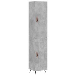 Helloshop26 - Buffet bahut commode armoire meuble de rangement organisateur cuisine salle de séjour salon haut 34,5 x 34 x 180 cm 02_0034287 - 300021_0