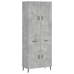 Helloshop26 - Buffet bahut commode armoire meuble de rangement organisateur cuisine salle de séjour salon haut 69,5 x 34 x 180 cm 02_0034493 - 300021_0
