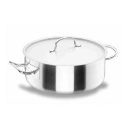 Lacor - Casserole à manche 60 cm. Chef en acier inoxydable sans couvercle. - 50060S_0