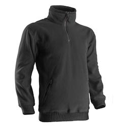 Pull de travail polaire  Angara Col camionneur noir T.M Coverguard - M noir polyester 3435245505497_0