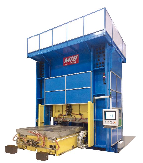 R.t.m 2000t - presse à compression - mib-hydro -  passage et course : 1 000 mm