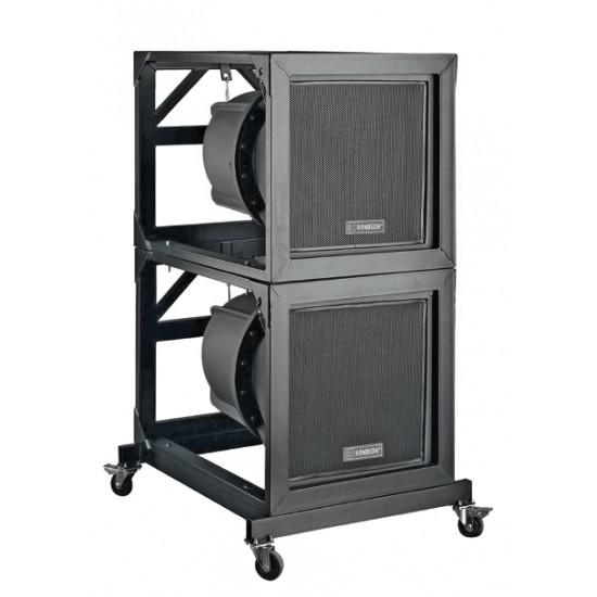 Rack mobile sur roulettes - S2215 RONDSON - pour 2 enceintes FW 215 longue portée_0
