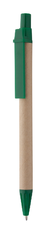 Stylo en papier et plastique recyclé - Encre noire - Couleur naturelle - 5g_0