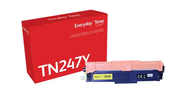 Toner Jaune Everyday¢ de Xerox compatible avec Brother TN247Y, Grande capacité_0