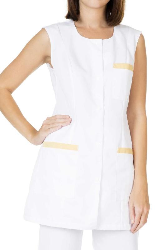 Tunique femme sans manches CAROLE - 65% polyester, 35% coton, 210g - PCBT030-BC-T0 - Muzelle Hasson_0