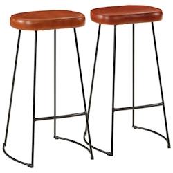 VidaXL Tabourets De Bar Gavin Lot De 2 44x37,5x78 Cm - rouge 358922_0