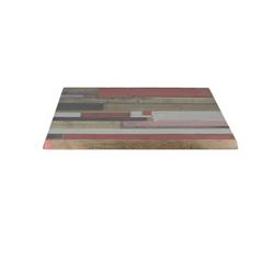 Werzalit Plateau de table Red Street 70x70 moulé - TIGAONE - rouge Pl_Red_Roug_268_0