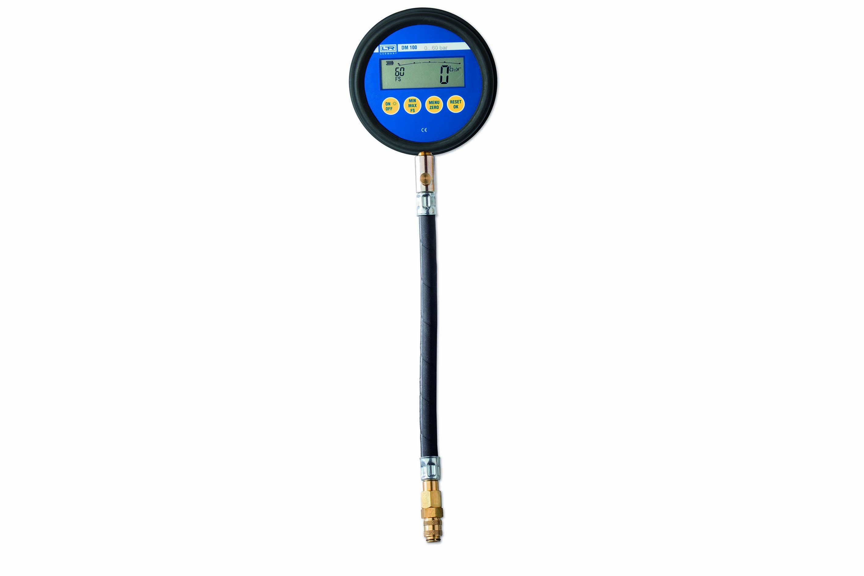 Compressiomètre LTR - manomètre de précision numérique Ø80 mm - 0...60 bar / 0...870 psi_0