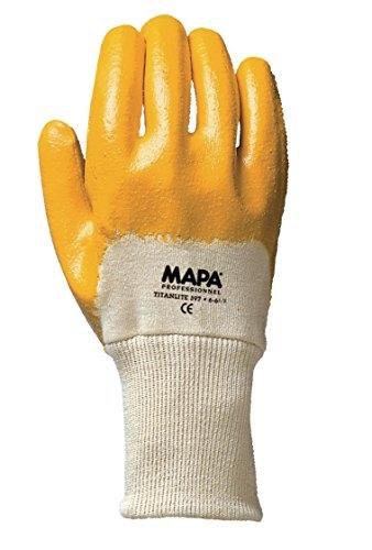 Mapa Professional Titanium 397 - Gants de protection taille 7, jaune (lot de 2)_0