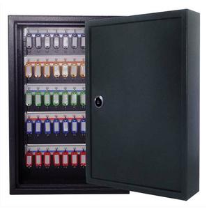 Armoire à clés Pavo - capacité 300 clés - serrure à clés (2 fournies) - L55 x H38 x P20 cm - gris foncé_0