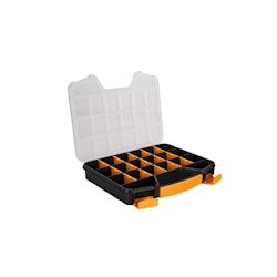 Boîte de Rangement 20 compartiments Amovibles - Organiseur Transparent Multifonction pour Petites Pièces Vis, Boulons VITO - noir 5604612740597_0