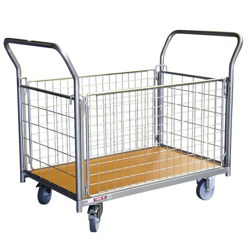 Chariot modulable à 4 dossiers grillagés_0