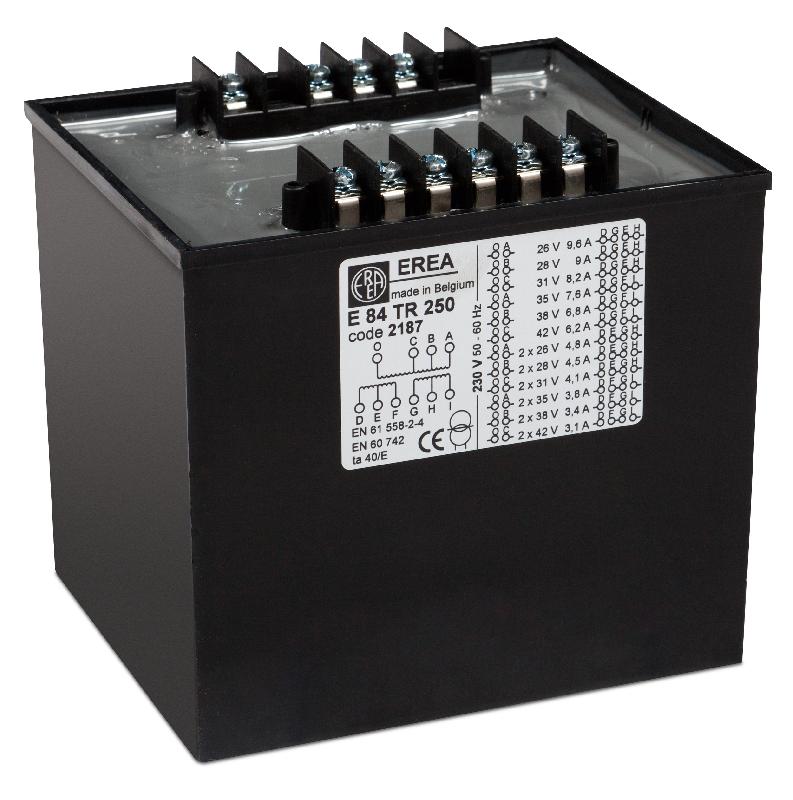 Transformateur monophasé E 84TR250 - 250VA - Upri 230V - Usec multiple encapsulé sous résine_0