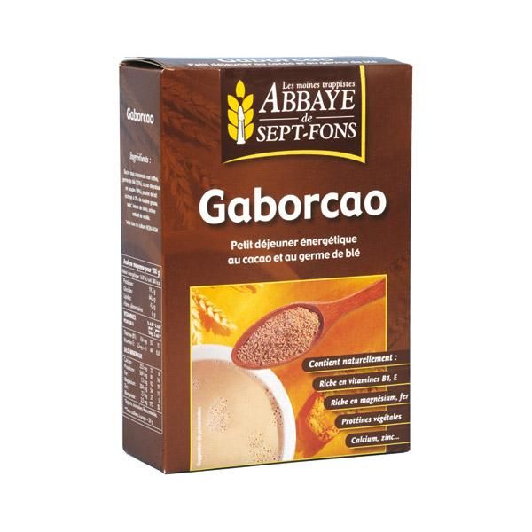 ABBAYE DE SEPT FONS GABORCAO CACAO ET GERME DE BLÉ 250G BOISSONS INSTANTANÉES