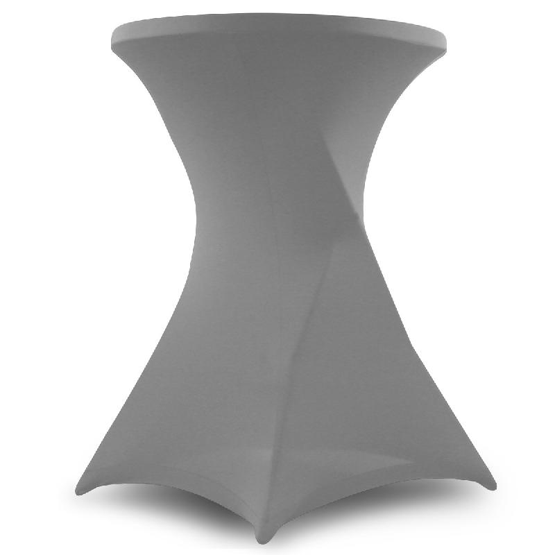 Housse mange debout grise - Nappe élastique 110x80 cm - Élasthanne et polyester_0