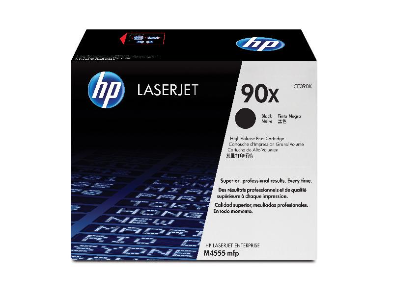 HP 90X toner LaserJet noir grande capacité authentique_0