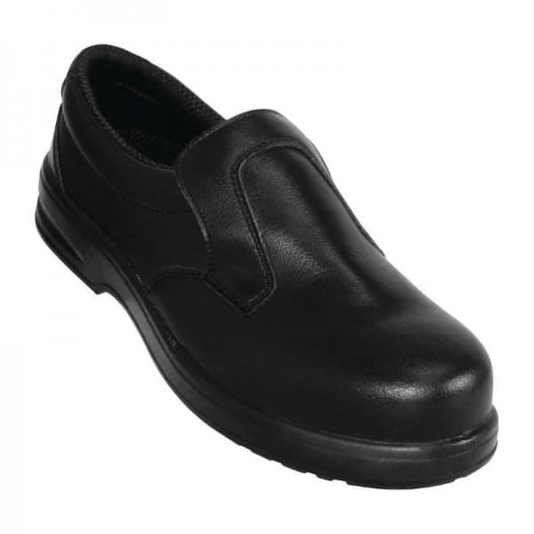 Mocassin de sécurité en microfibre couleur noir (Taille: 38)_0