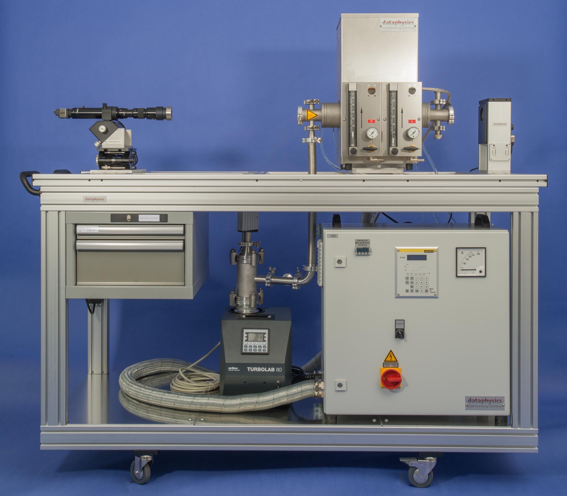 Mesureur d'angle de contact optique OCA 25-HTV - Températures jusqu'à 1800°C - Vide 0,00001 mbar - Atmosphère gaz inerte_0