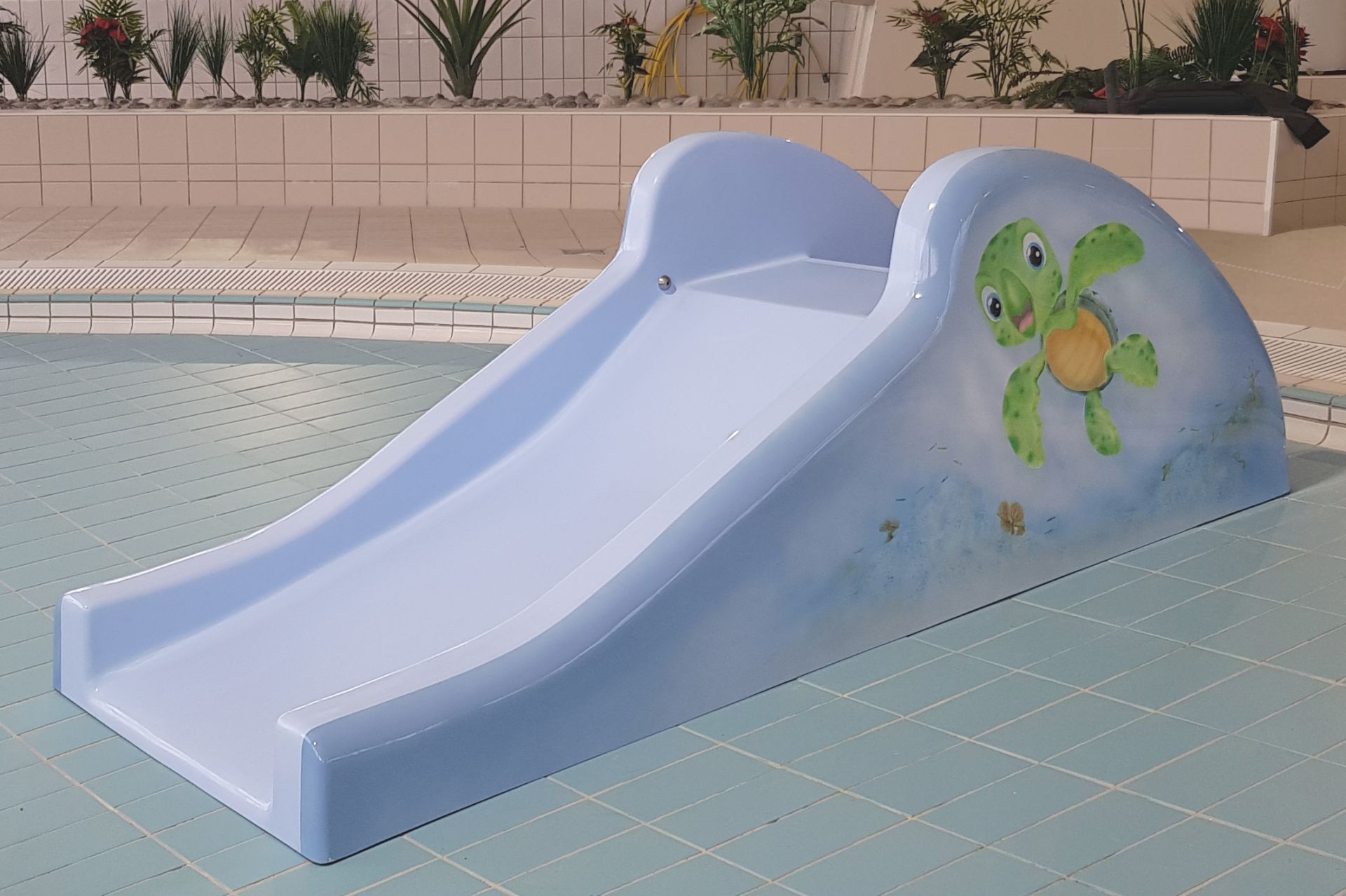 Pataugeoire : petit toboggan aquatique Baby - Athalia - Pour plateformes aqualudiques, campings, collectivités et parcs_0